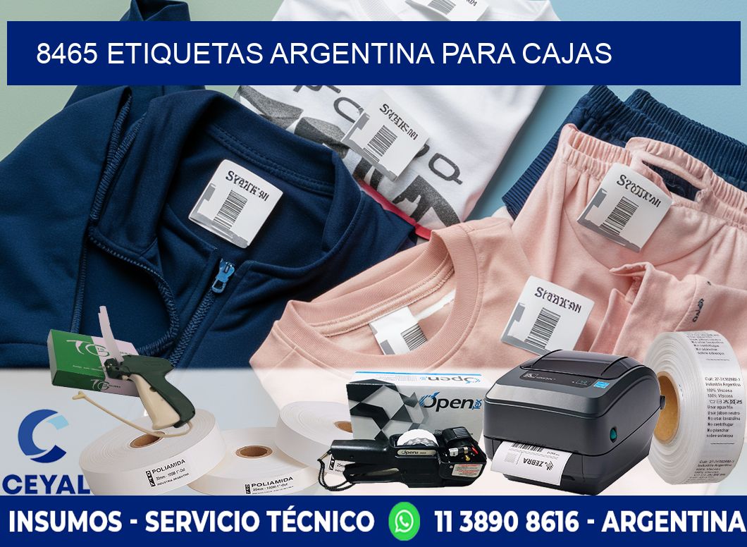 8465 ETIQUETAS ARGENTINA PARA CAJAS