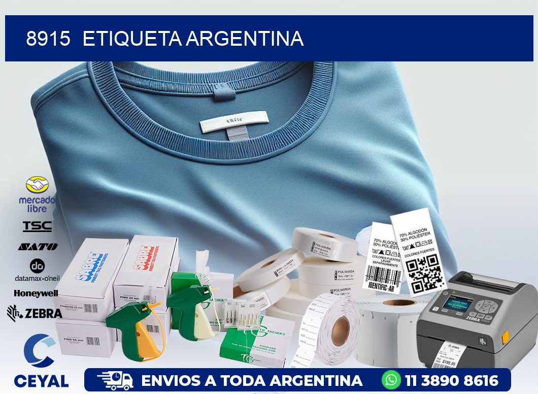 8915  ETIQUETA ARGENTINA