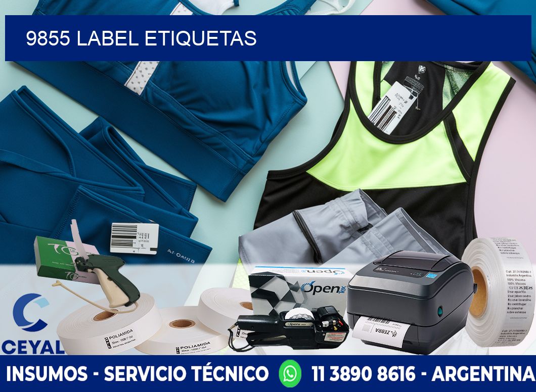 9855 LABEL ETIQUETAS