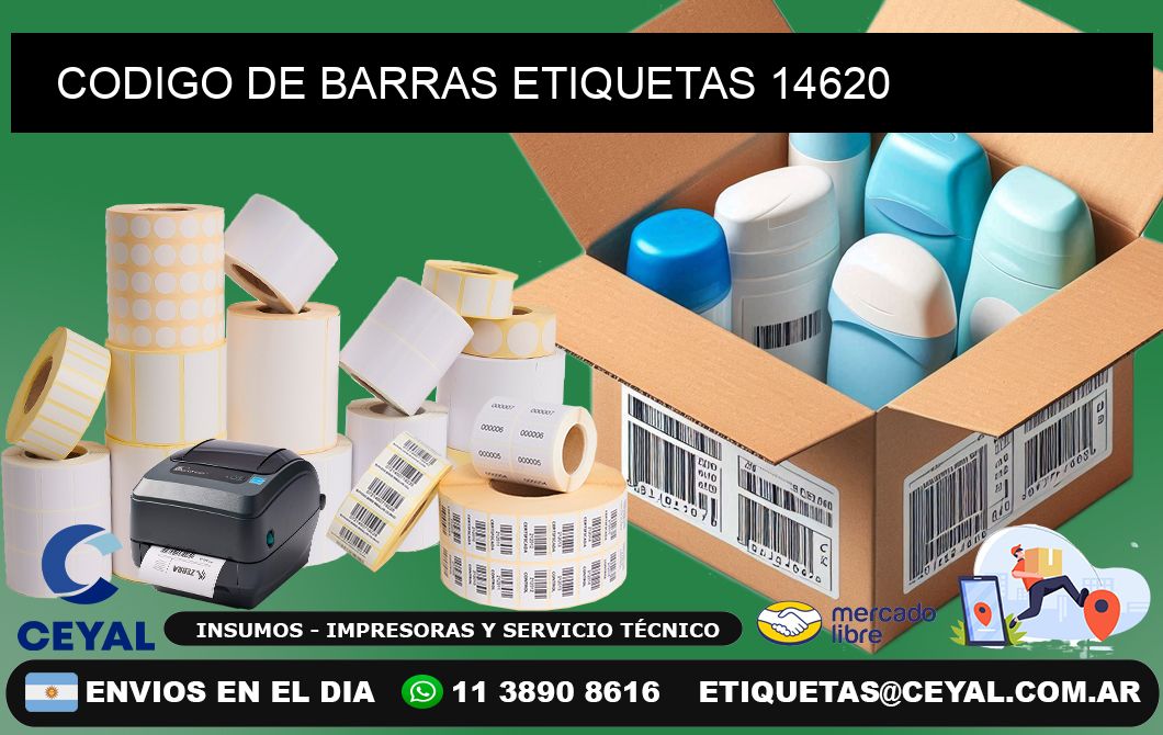 CODIGO DE BARRAS ETIQUETAS 14620