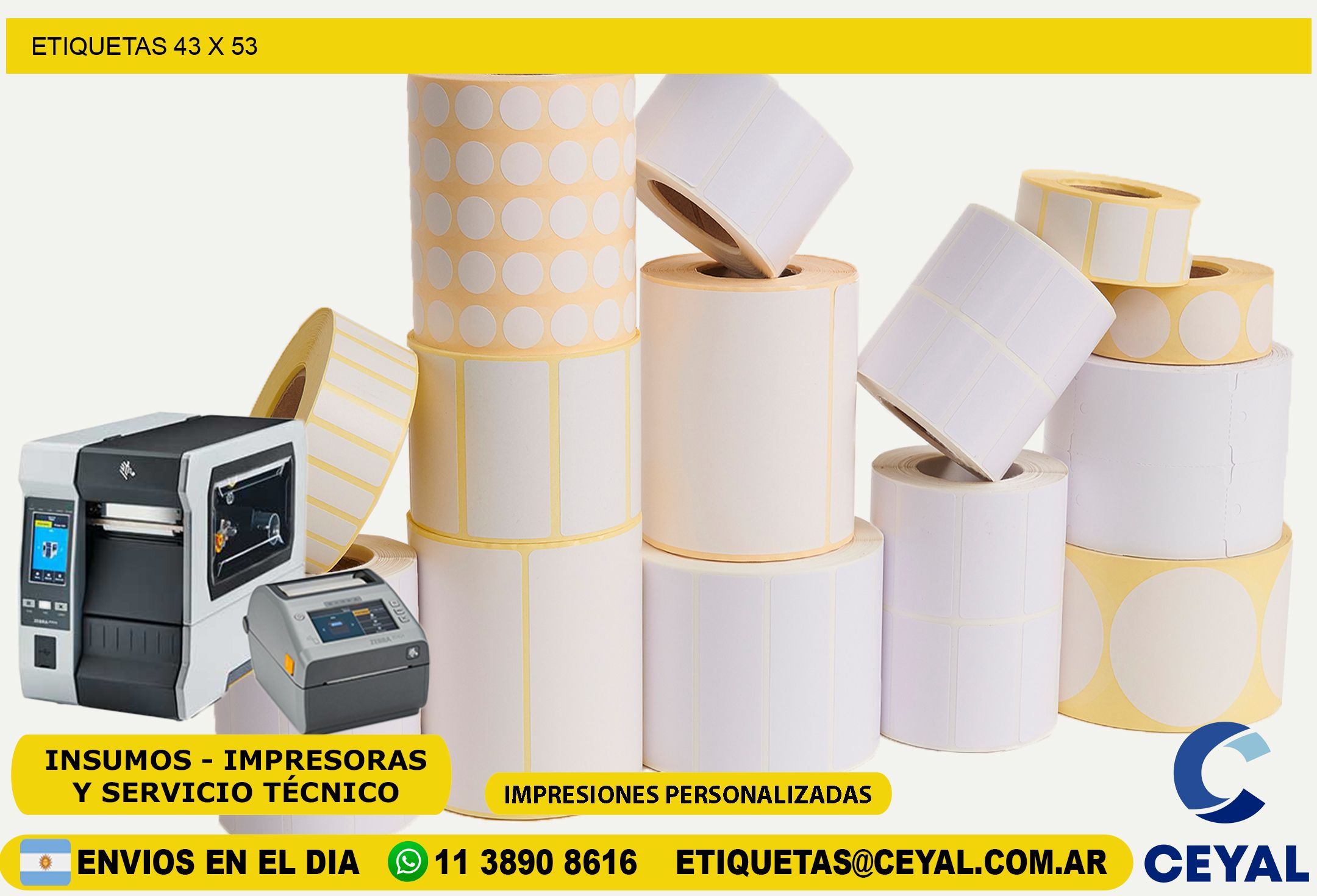 ETIQUETAS 43 x 53