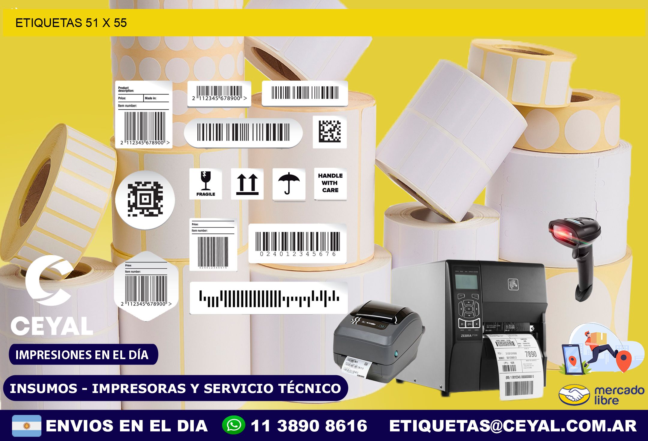 ETIQUETAS 51 x 55