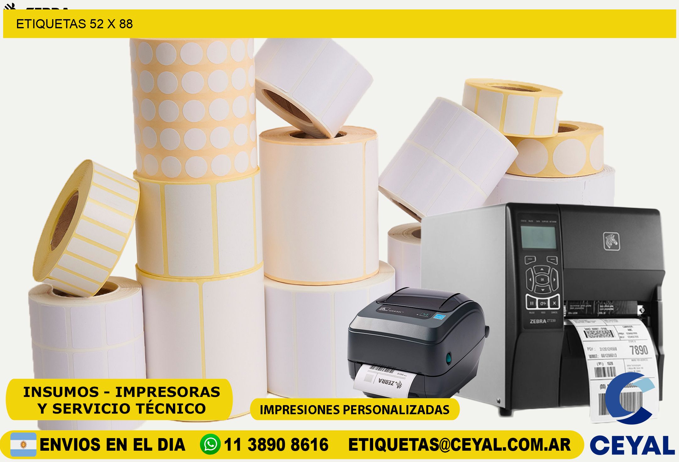 ETIQUETAS 52 x 88