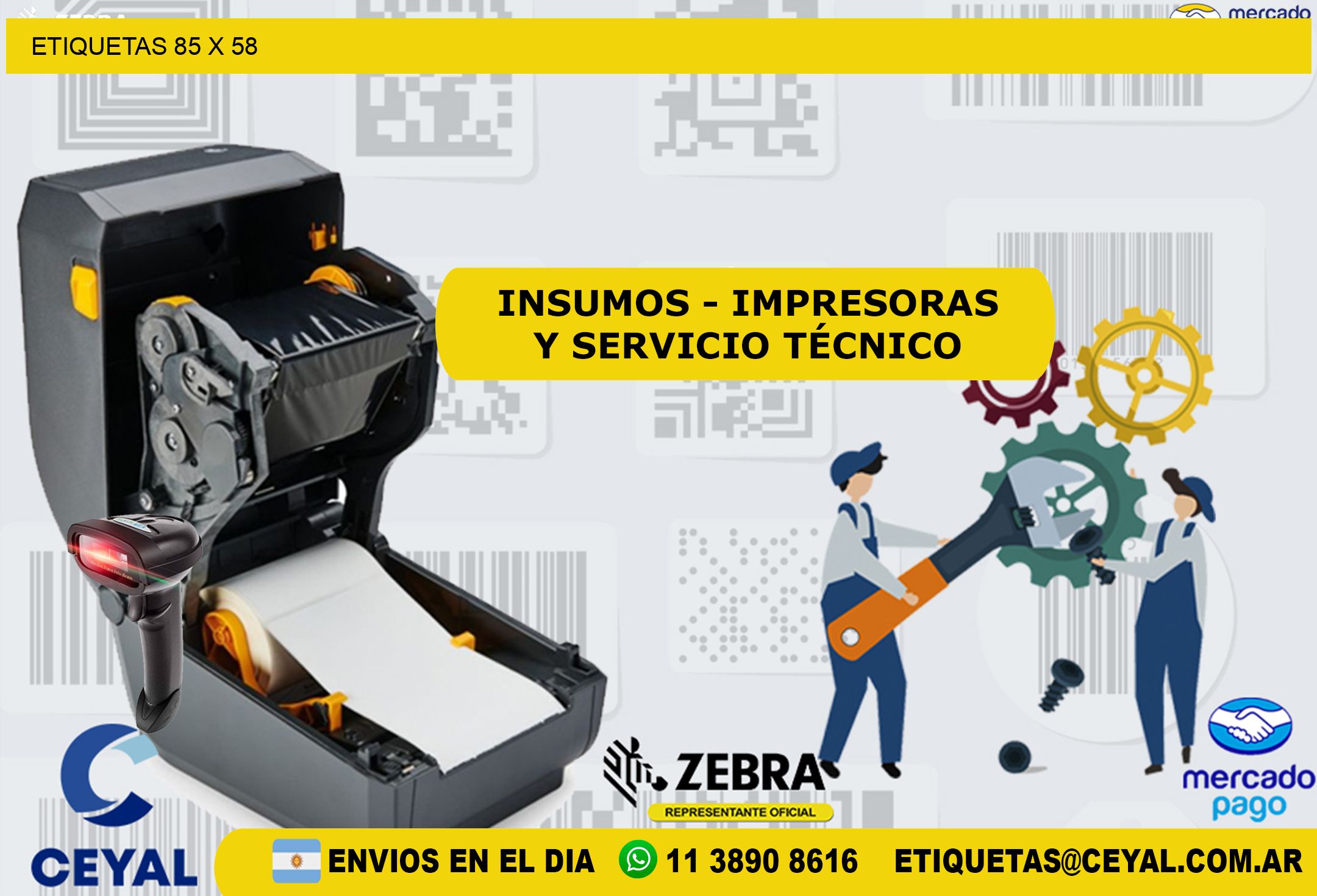 ETIQUETAS 85 x 58
