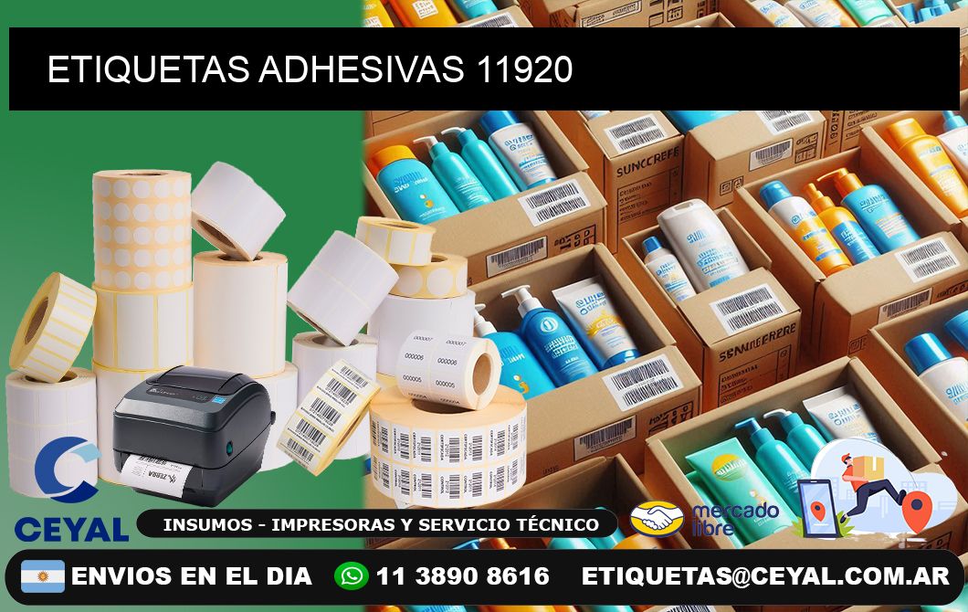 ETIQUETAS ADHESIVAS 11920