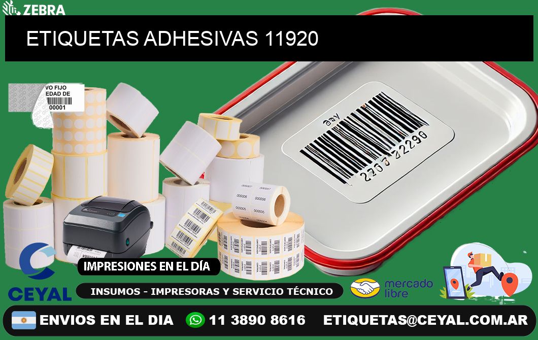 ETIQUETAS ADHESIVAS 11920