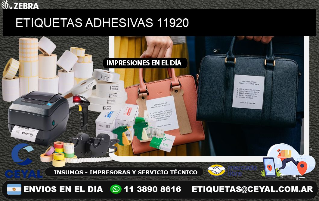 ETIQUETAS ADHESIVAS 11920