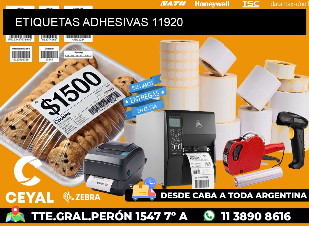 ETIQUETAS ADHESIVAS 11920