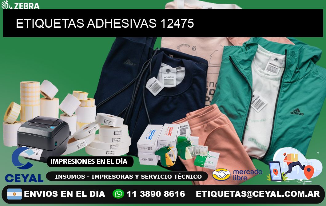 ETIQUETAS ADHESIVAS 12475
