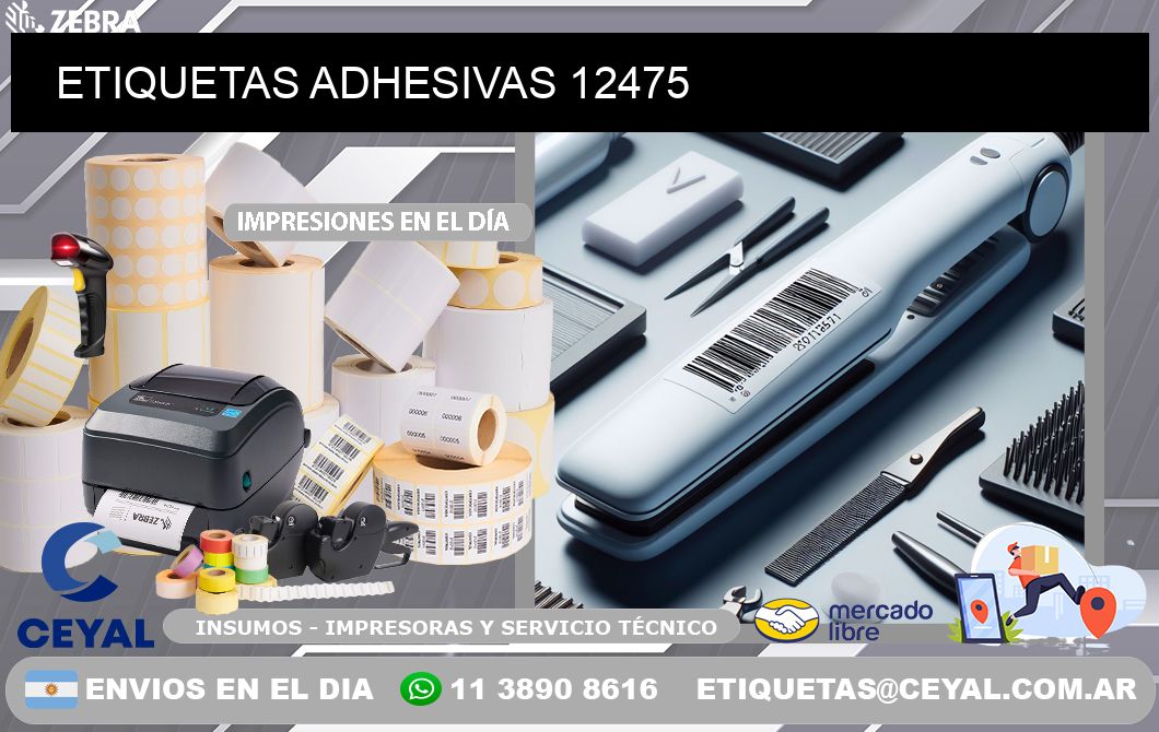 ETIQUETAS ADHESIVAS 12475