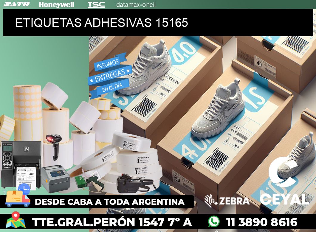 ETIQUETAS ADHESIVAS 15165