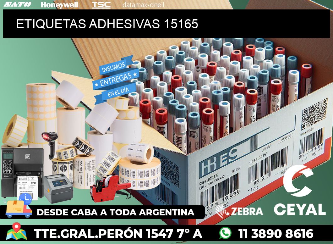 ETIQUETAS ADHESIVAS 15165