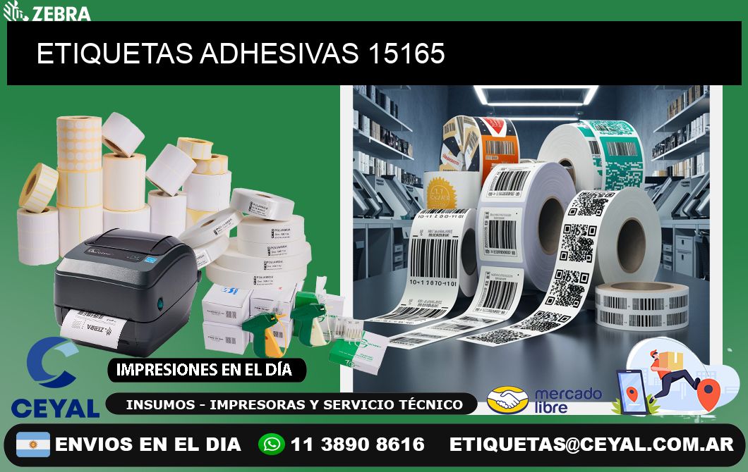 ETIQUETAS ADHESIVAS 15165