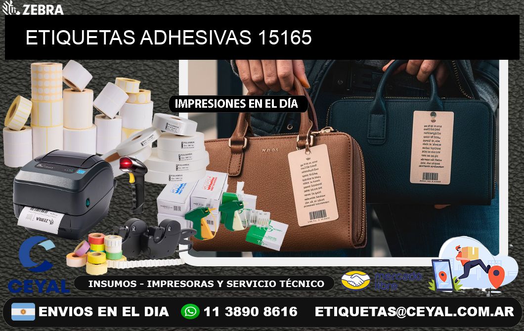 ETIQUETAS ADHESIVAS 15165