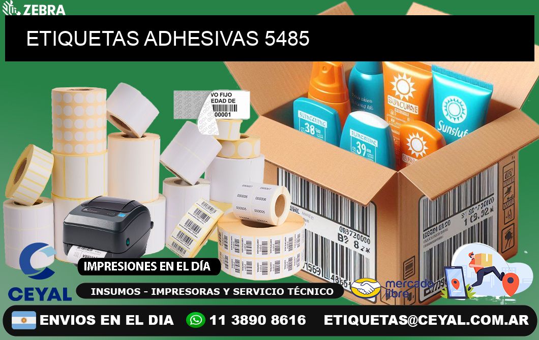 ETIQUETAS ADHESIVAS 5485