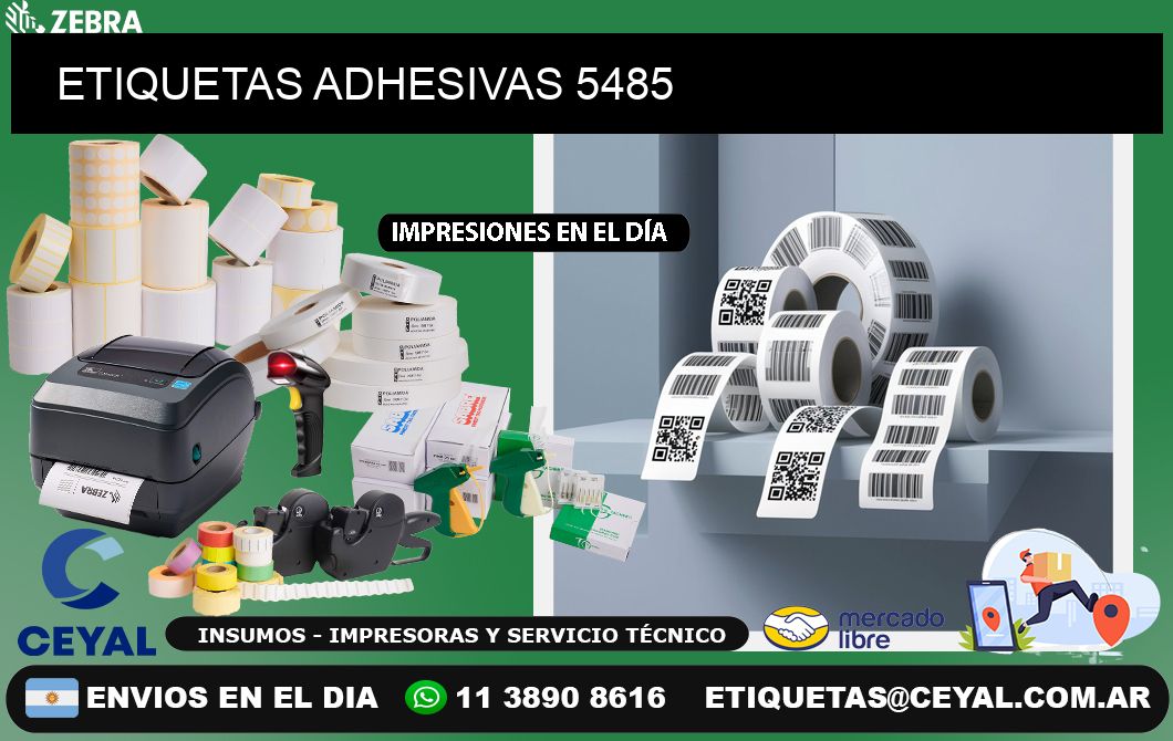 ETIQUETAS ADHESIVAS 5485