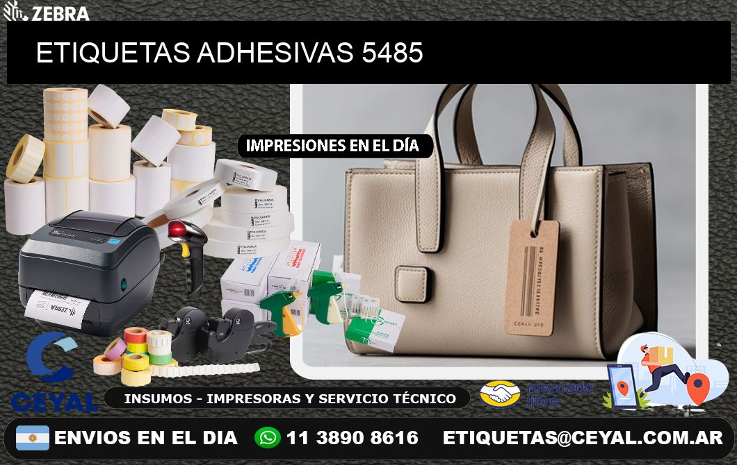 ETIQUETAS ADHESIVAS 5485