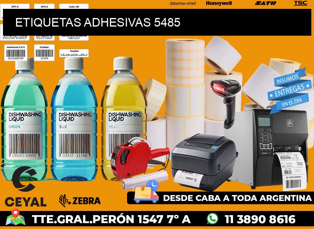 ETIQUETAS ADHESIVAS 5485