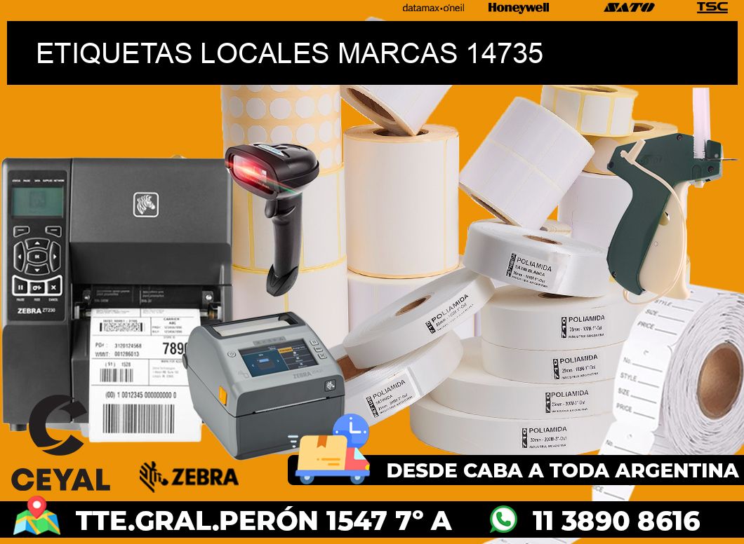 ETIQUETAS LOCALES MARCAS 14735