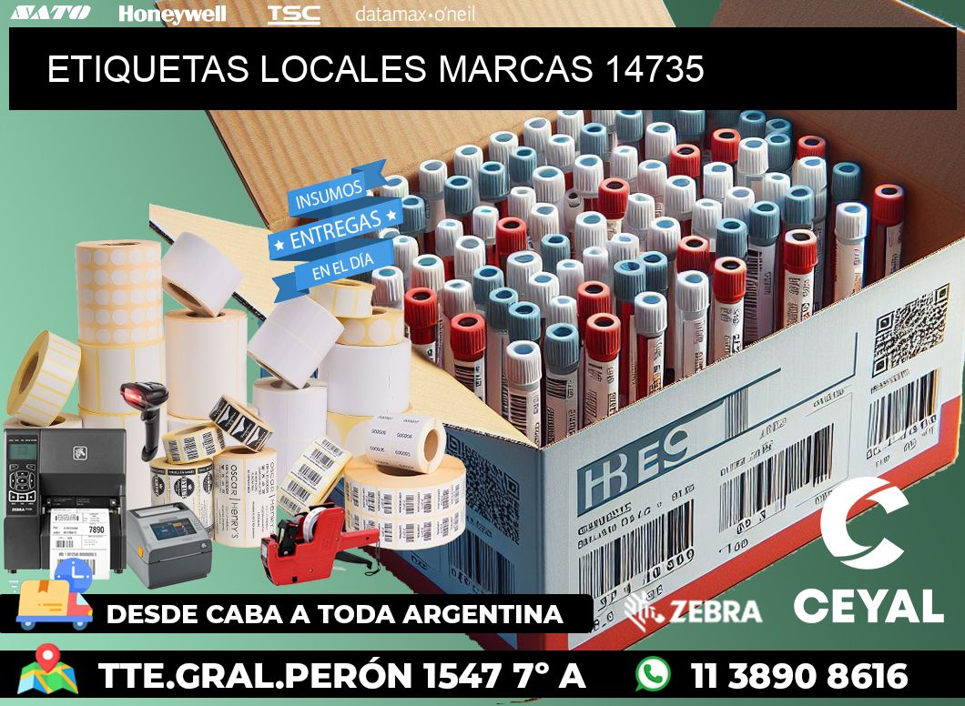 ETIQUETAS LOCALES MARCAS 14735