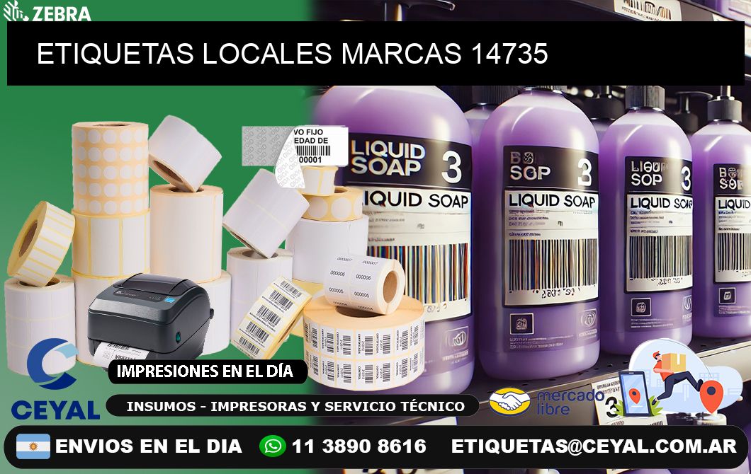 ETIQUETAS LOCALES MARCAS 14735