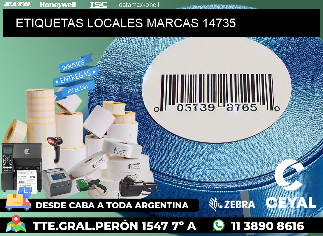 ETIQUETAS LOCALES MARCAS 14735