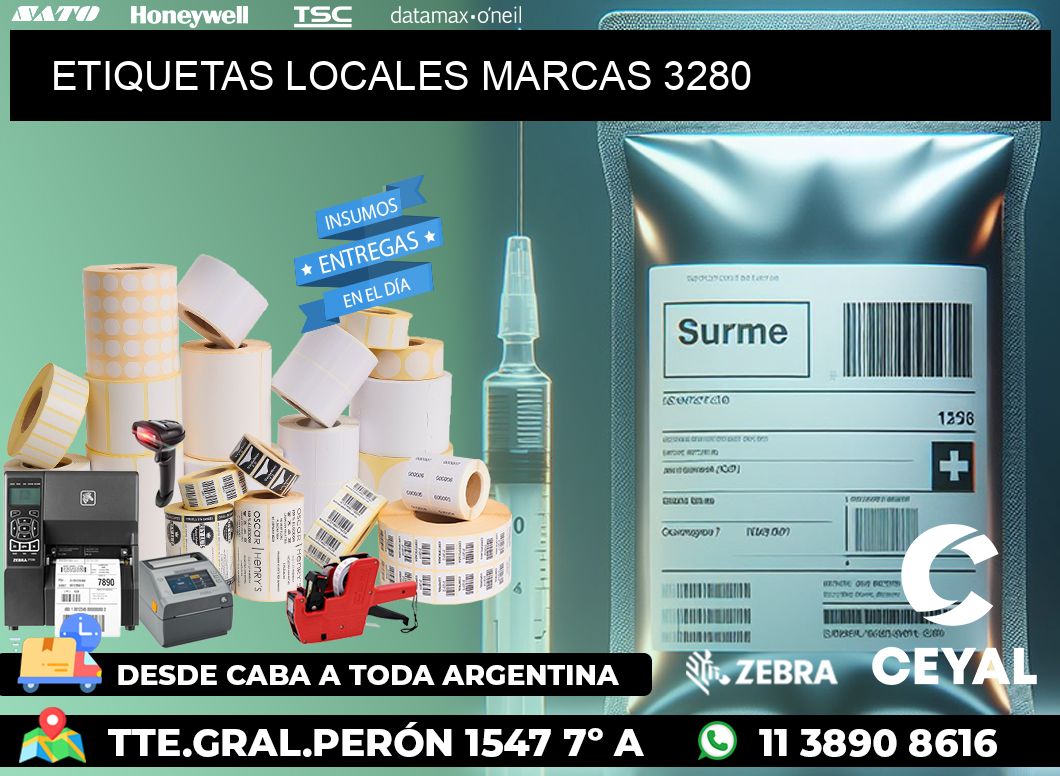 ETIQUETAS LOCALES MARCAS 3280