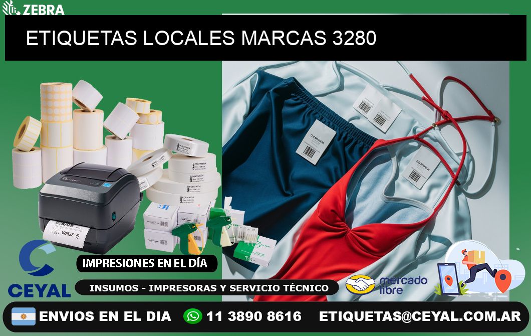 ETIQUETAS LOCALES MARCAS 3280