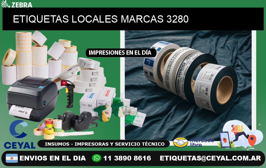 ETIQUETAS LOCALES MARCAS 3280