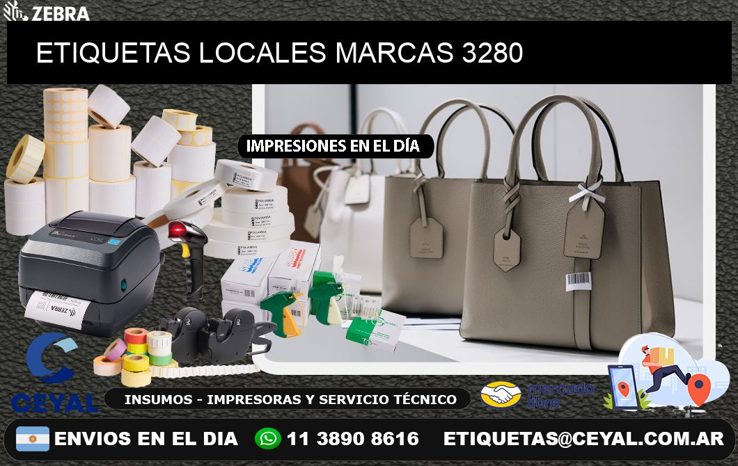 ETIQUETAS LOCALES MARCAS 3280
