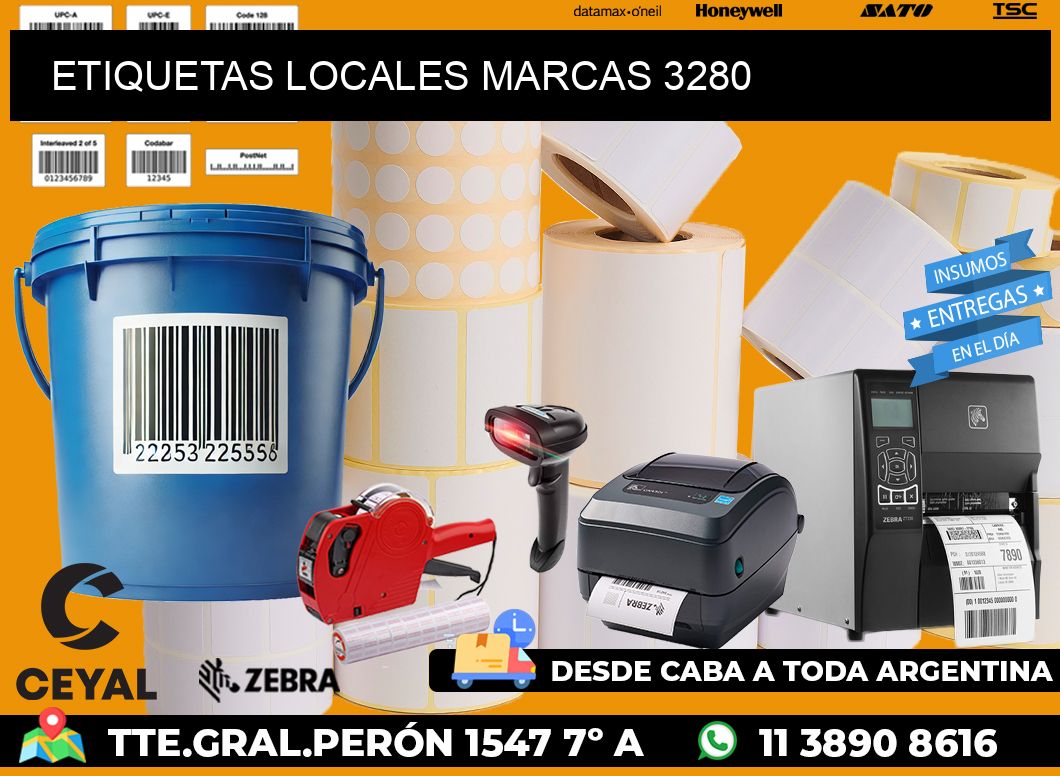 ETIQUETAS LOCALES MARCAS 3280