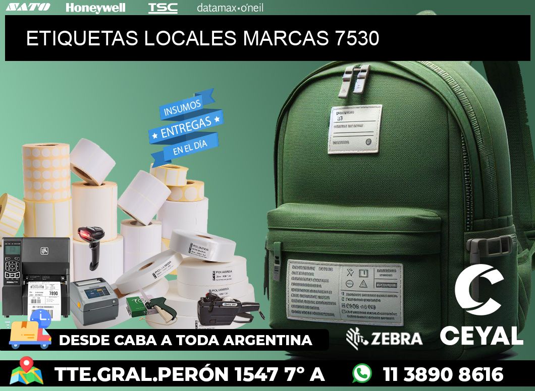 ETIQUETAS LOCALES MARCAS 7530