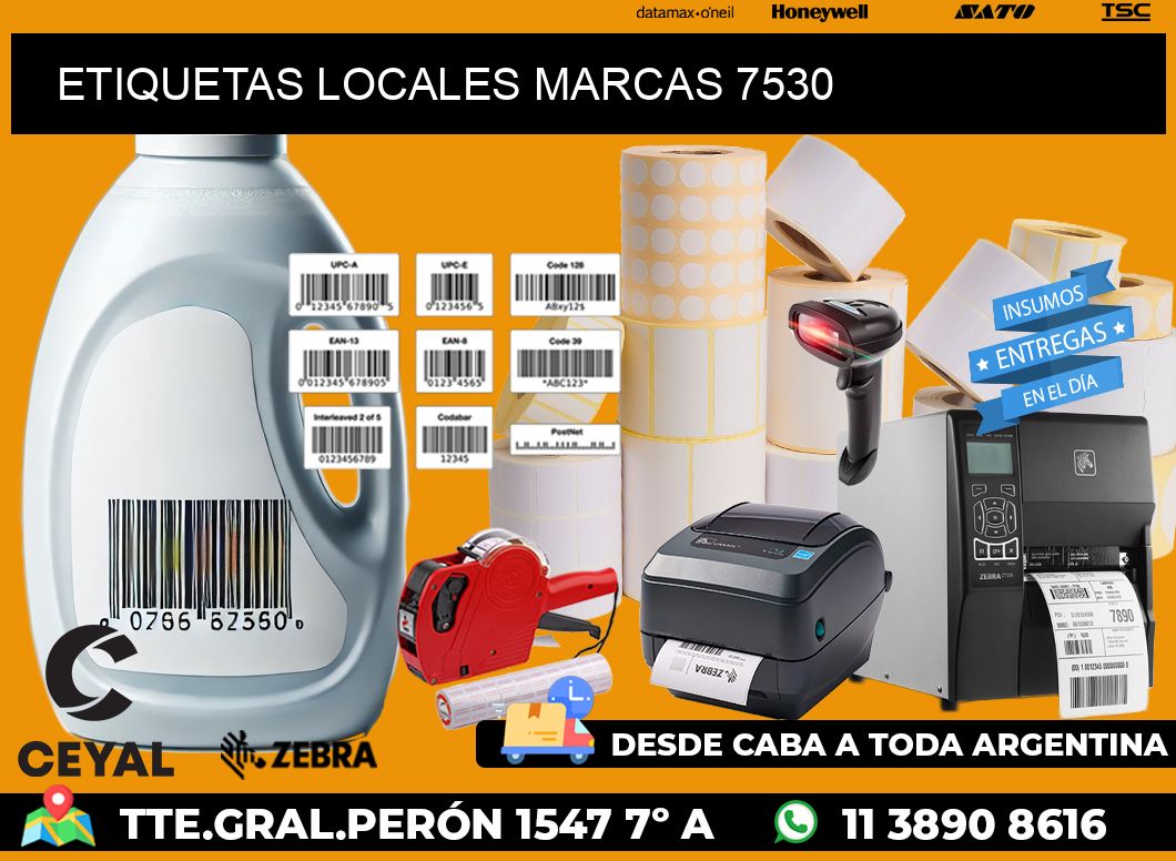 ETIQUETAS LOCALES MARCAS 7530