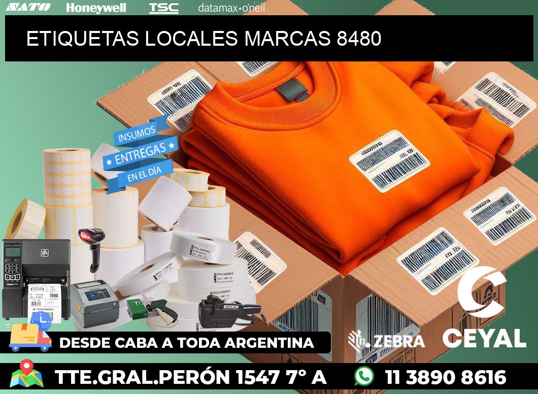 ETIQUETAS LOCALES MARCAS 8480
