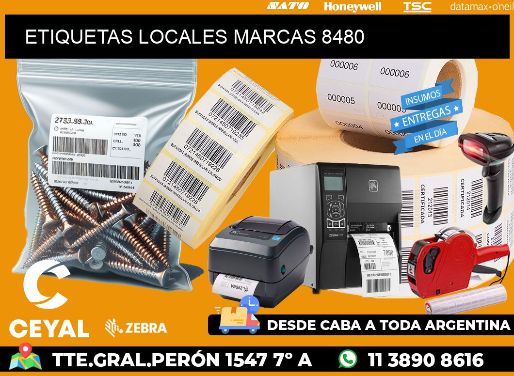 ETIQUETAS LOCALES MARCAS 8480