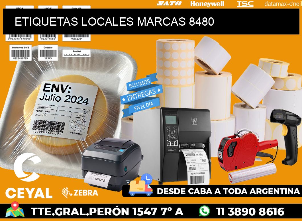 ETIQUETAS LOCALES MARCAS 8480