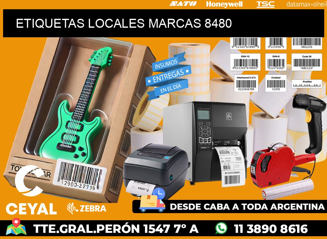 ETIQUETAS LOCALES MARCAS 8480