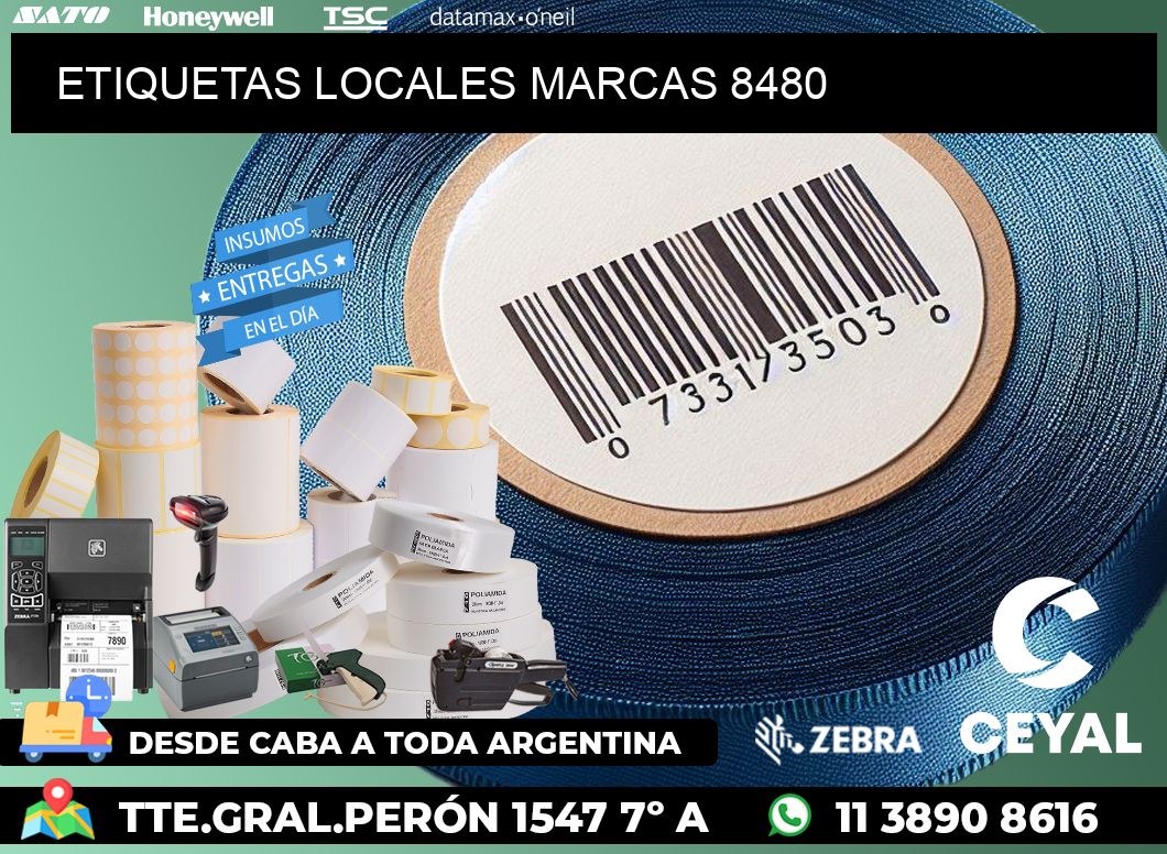 ETIQUETAS LOCALES MARCAS 8480