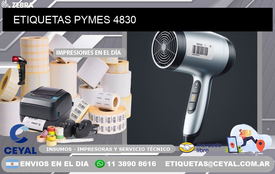 ETIQUETAS PYMES 4830