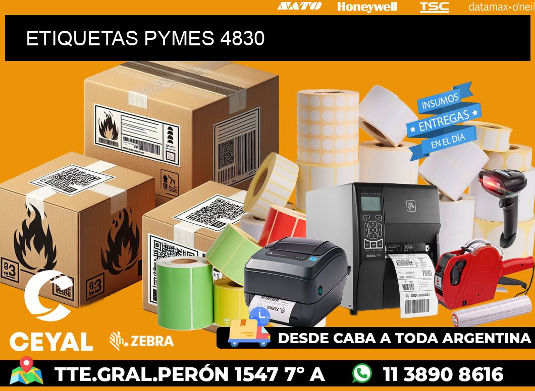 ETIQUETAS PYMES 4830