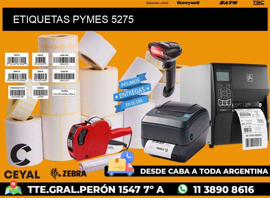 ETIQUETAS PYMES 5275