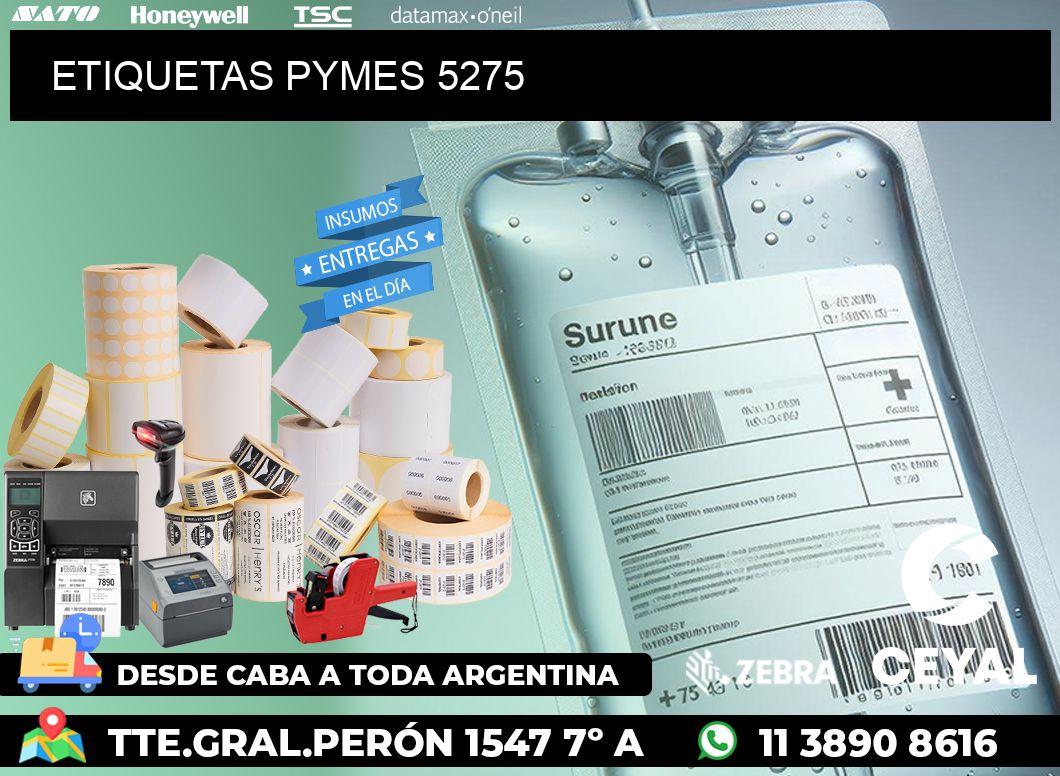 ETIQUETAS PYMES 5275