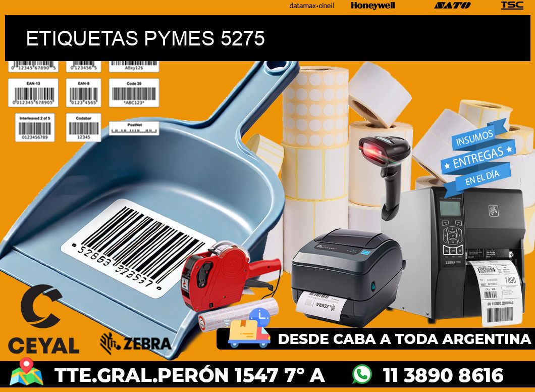 ETIQUETAS PYMES 5275