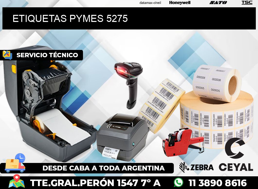 ETIQUETAS PYMES 5275