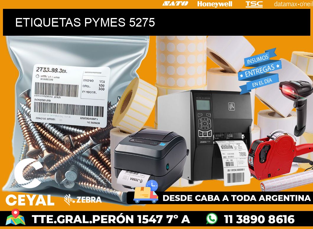 ETIQUETAS PYMES 5275