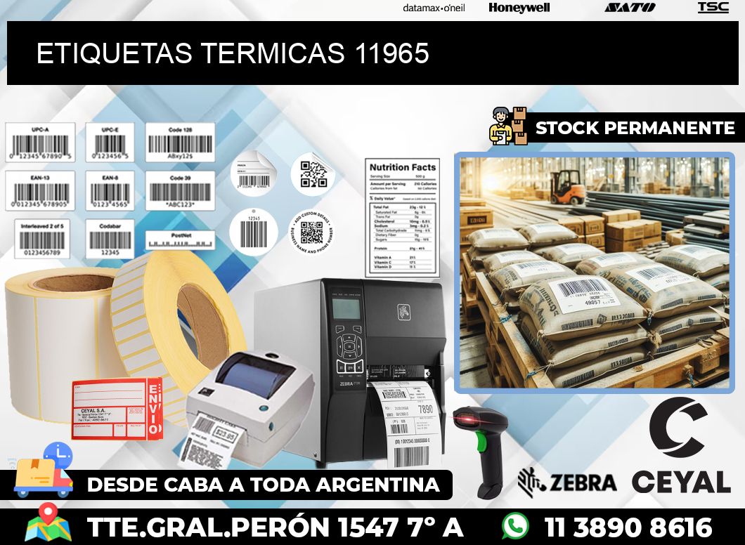 ETIQUETAS TERMICAS 11965