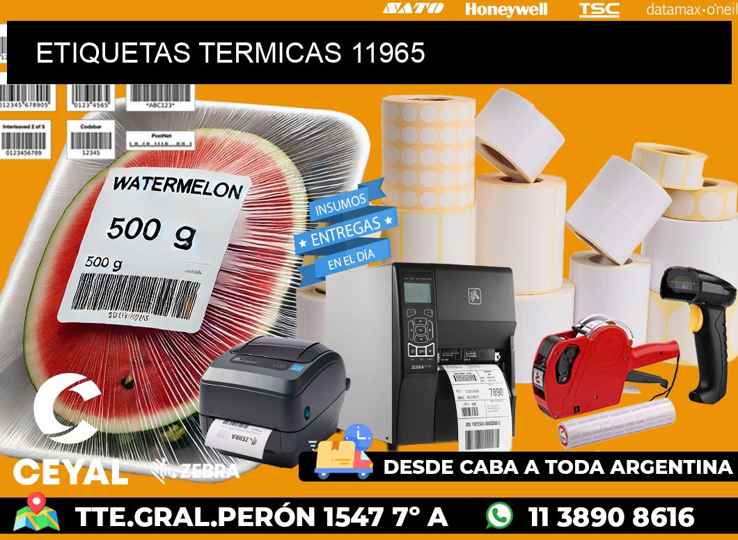 ETIQUETAS TERMICAS 11965