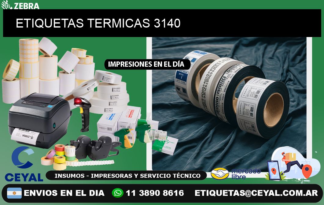 ETIQUETAS TERMICAS 3140