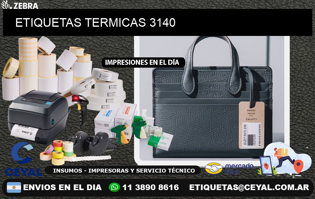 ETIQUETAS TERMICAS 3140