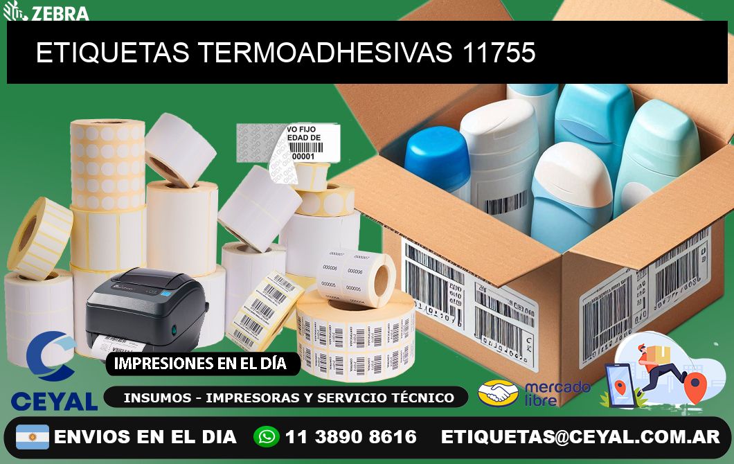 ETIQUETAS TERMOADHESIVAS 11755